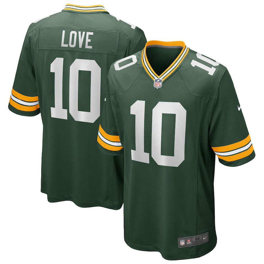 Youth  Green Bay Packers #10 Jordan Love Nike Green Player Game NFL Jersey